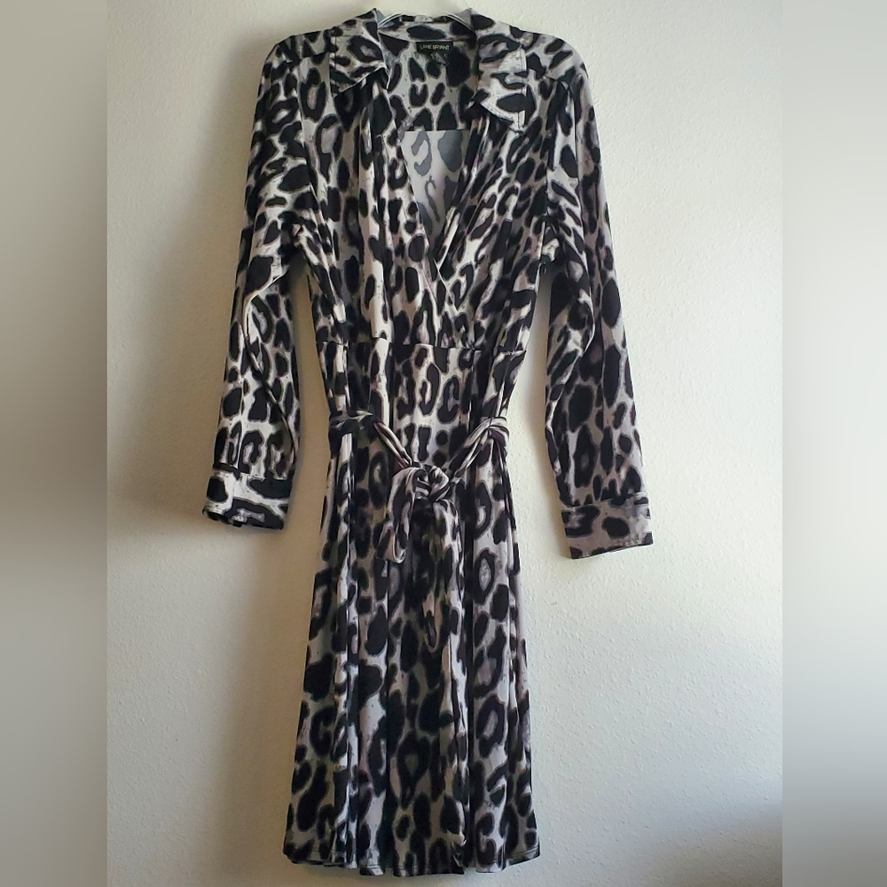 Lane Bryant Womens Dress Animal Print Plus Size 18/20 Office Career Spring